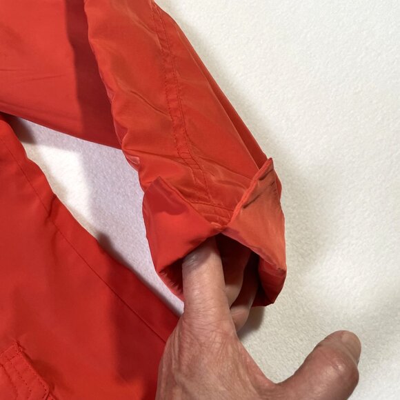 TanJay Petites Jacket Size 10P Orange Snap Pockets Lightweight Retro Style - Picture 8 of 16